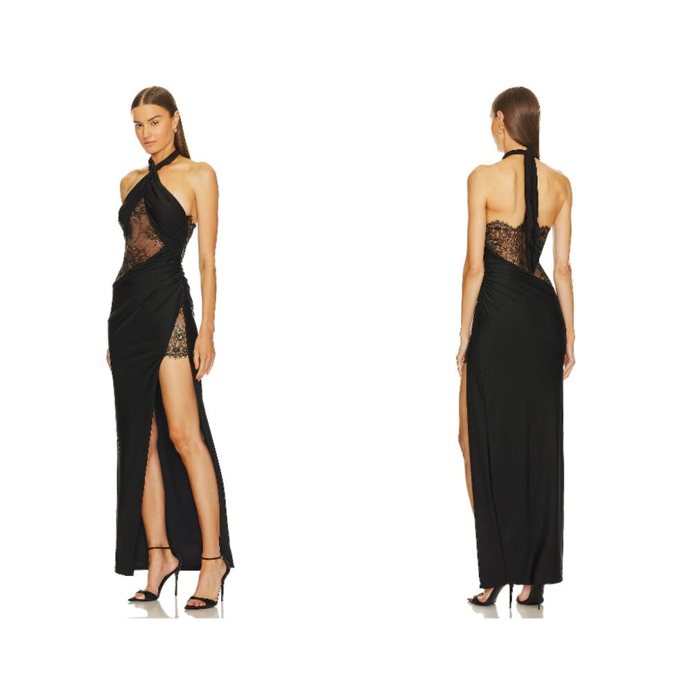 Michael Costello x REVOLVE Josephine Gown in Black